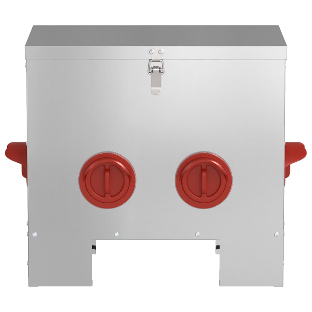 Feeder per pollo 2 pcs Argento 60.5 x 29 x 51 cm 879986