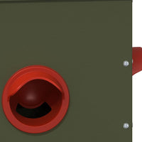 Feeder per pollo 2 pcs Verde oliva 41,5 x 20,5 x 33 cm 879988