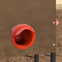 Feeder per pollo 2 pcs Argento 41,5 x 20,5 x 33 cm 879989