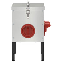 Feeder per pollo 2 pcs Argento 41,5 x 20,5 x 33 cm 879989