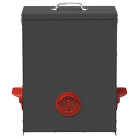 Feeder per pollo 2 pcs Nero 32,5 x 20,5 x 43 cm 879990