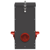 Feeder per pollo 2 pcs Nero 32,5 x 20,5 x 43 cm 879990