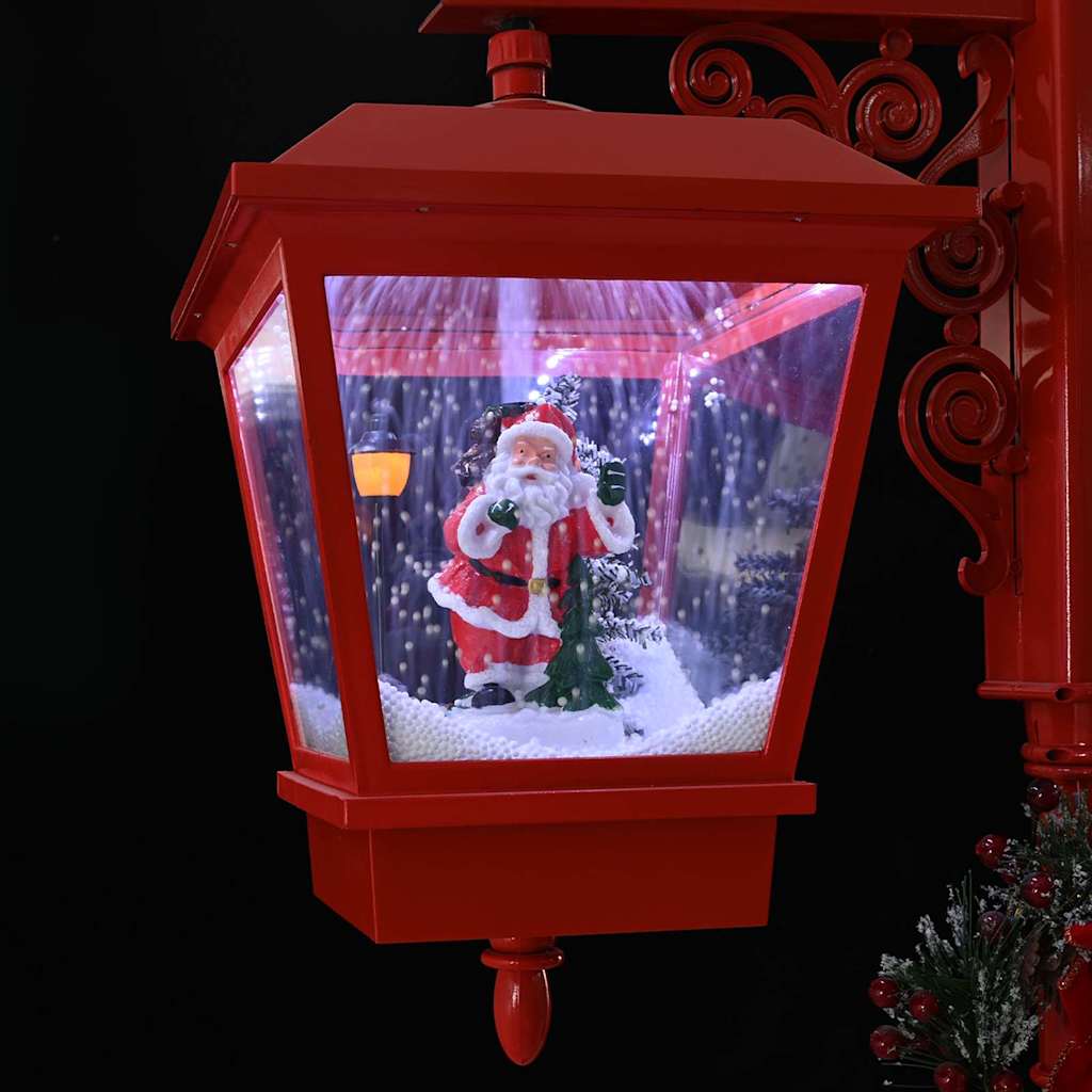 Lampada Stradale di Natale con 2 Lanterns con 18 LED Rosso 42017509