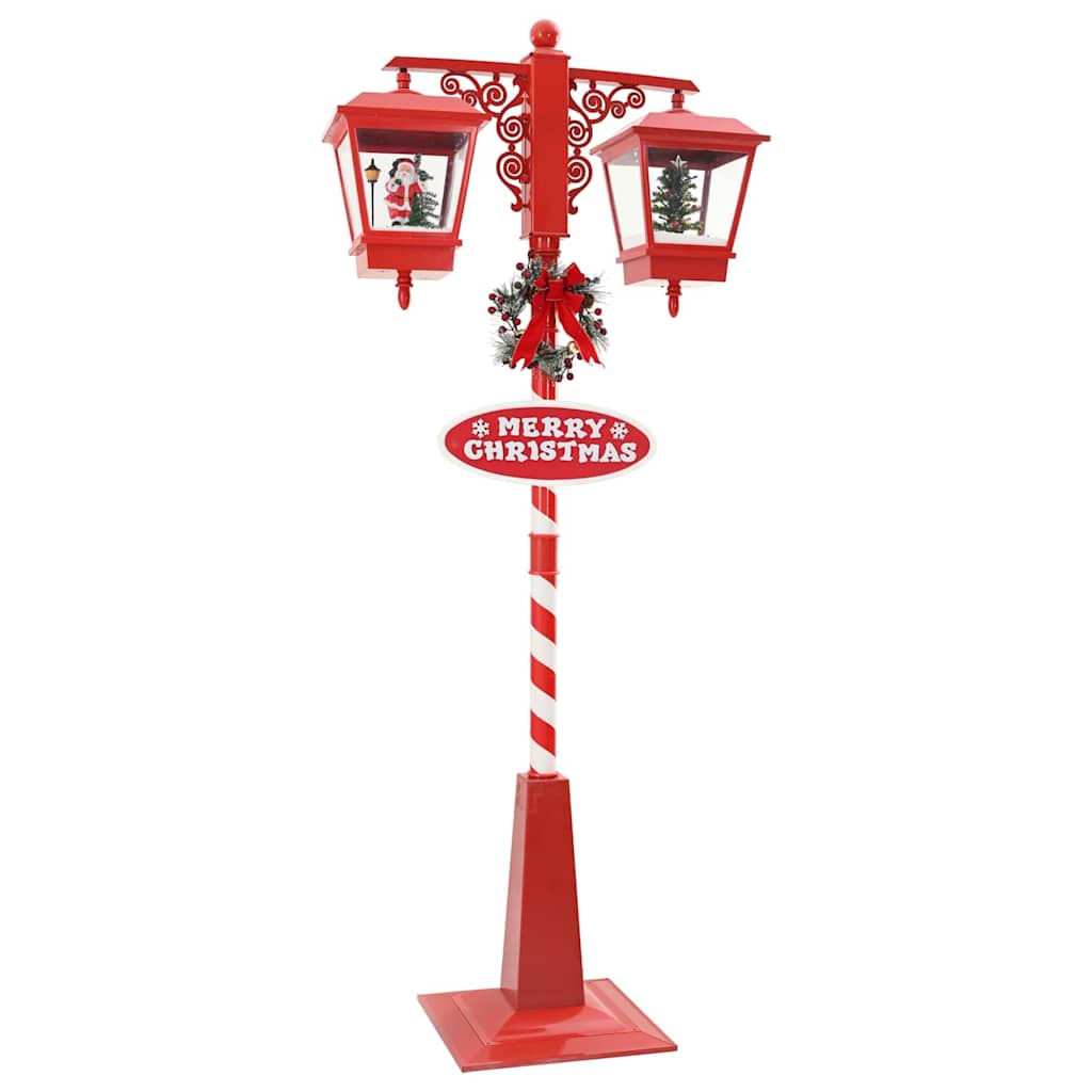 Lampada Stradale di Natale con 2 Lanterns con 18 LED Rosso 42017509