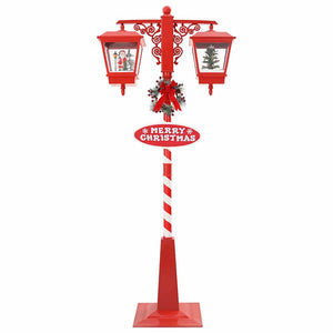 Lampada Stradale di Natale con 2 Lanterns con 18 LED Rosso 42017509