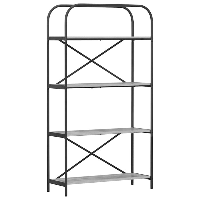 Libreria Grigio sonoma 80 x 30 x 146 cm Legno multistrato 879842