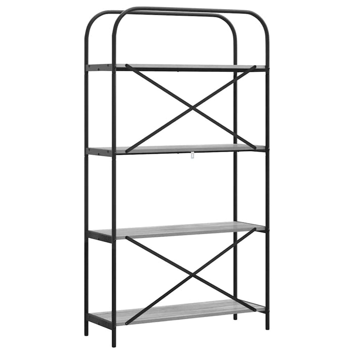 Libreria Grigio sonoma 80 x 30 x 146 cm Legno multistrato 879842