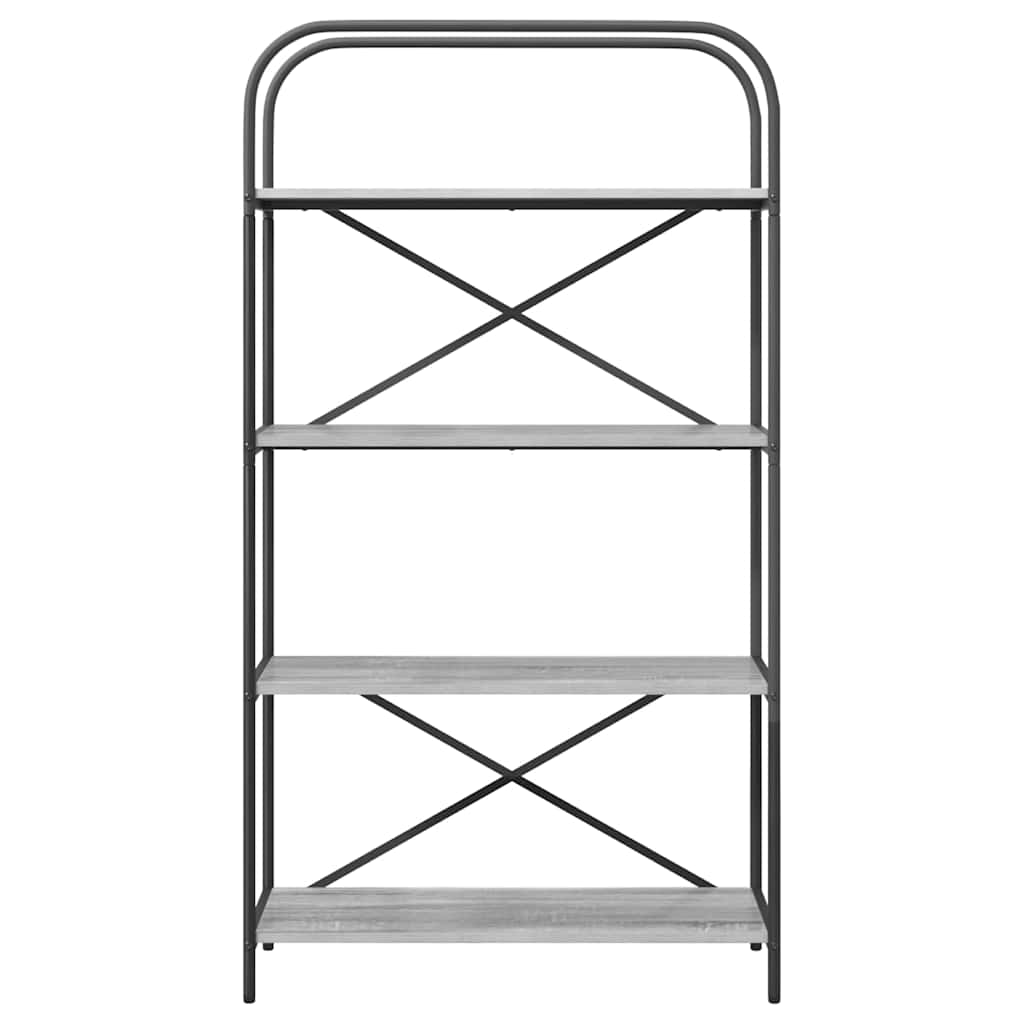 Libreria Grigio sonoma 80 x 30 x 146 cm Legno multistrato 879842