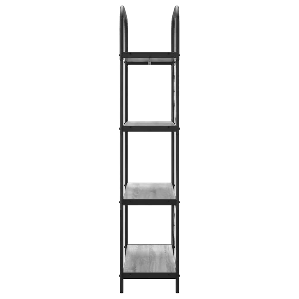 Libreria Grigio sonoma 80 x 30 x 146 cm Legno multistrato 879842