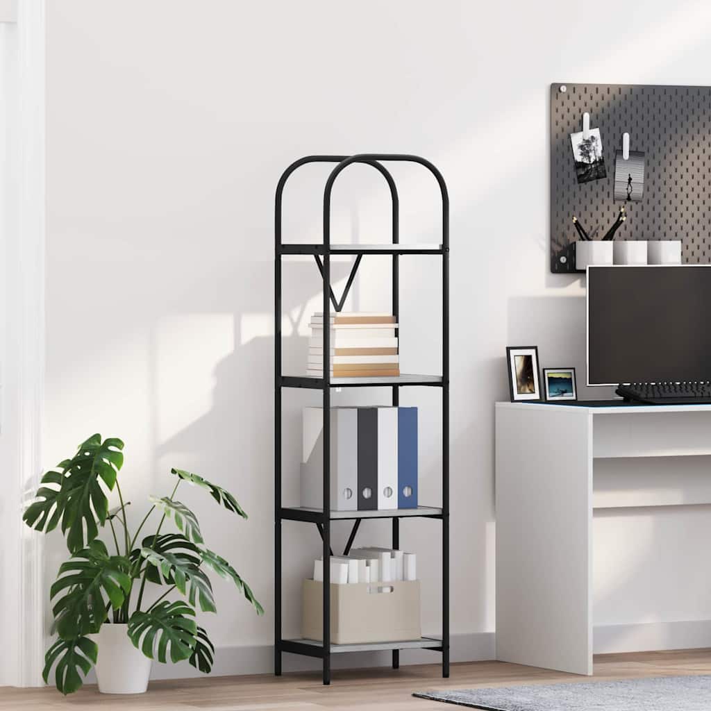 Libreria Grigio sonoma 40 x 30 x 146 cm Legno multistrato 879878