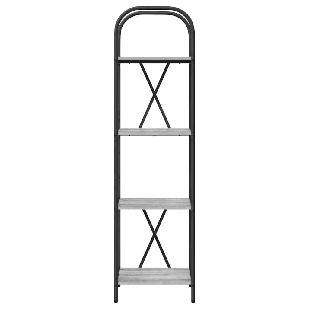Libreria Grigio sonoma 40 x 30 x 146 cm Legno multistrato 879878