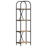 Libreria rovere artigianale 40 x 30 x 146 cm Legno multistrato 879880