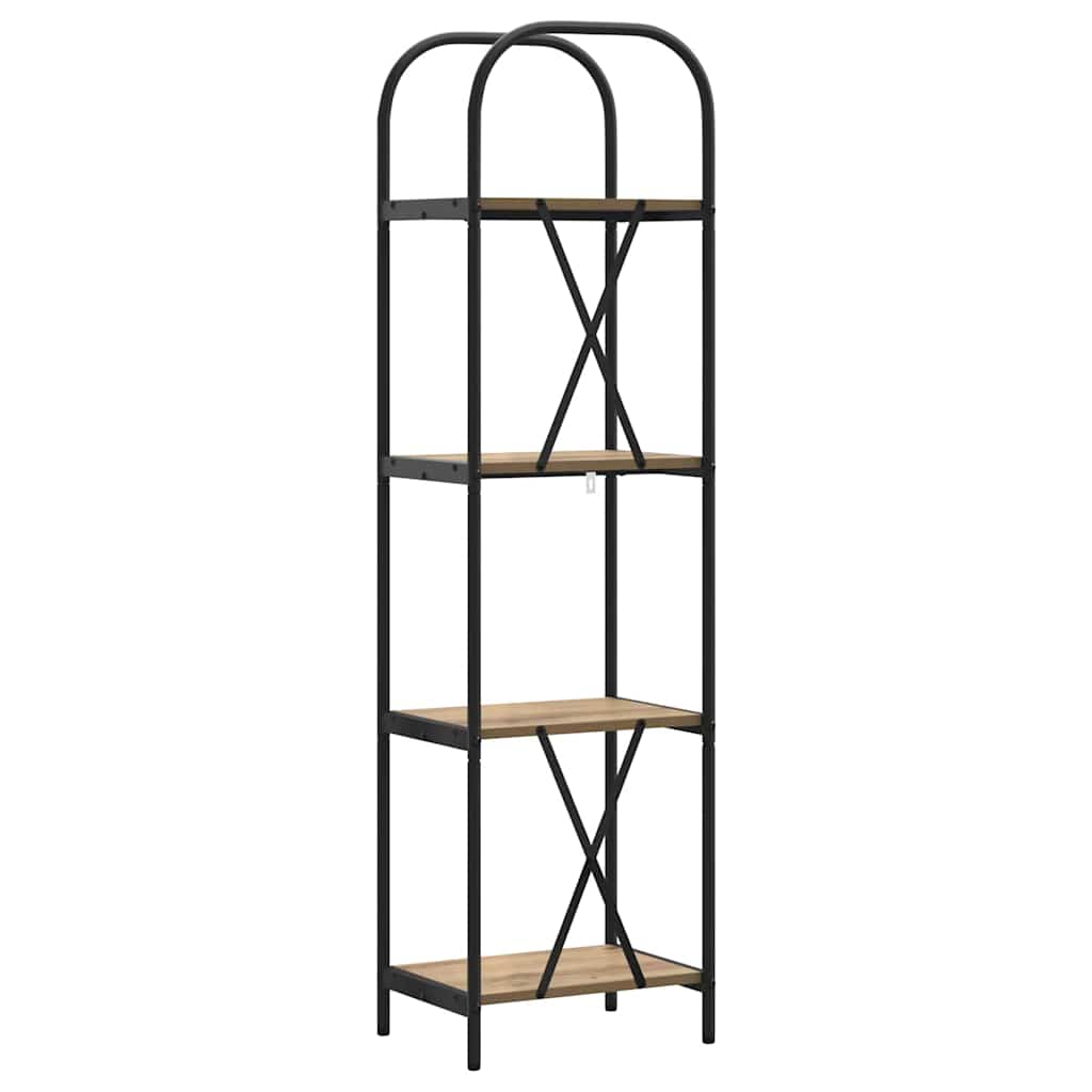 Libreria rovere artigianale 40 x 30 x 146 cm Legno multistrato 879880