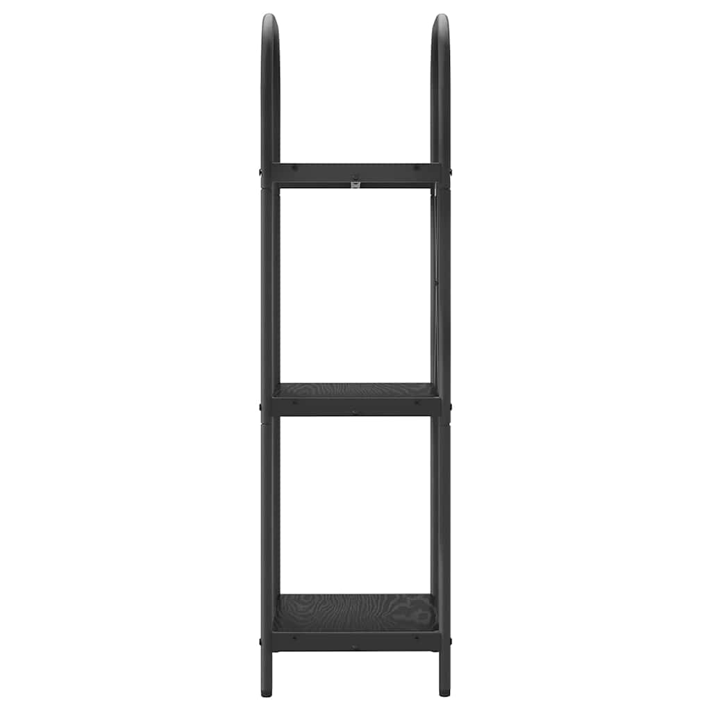 Libreria Rovere nero 40 x 30 x 109 cm Legno multistrato 879881