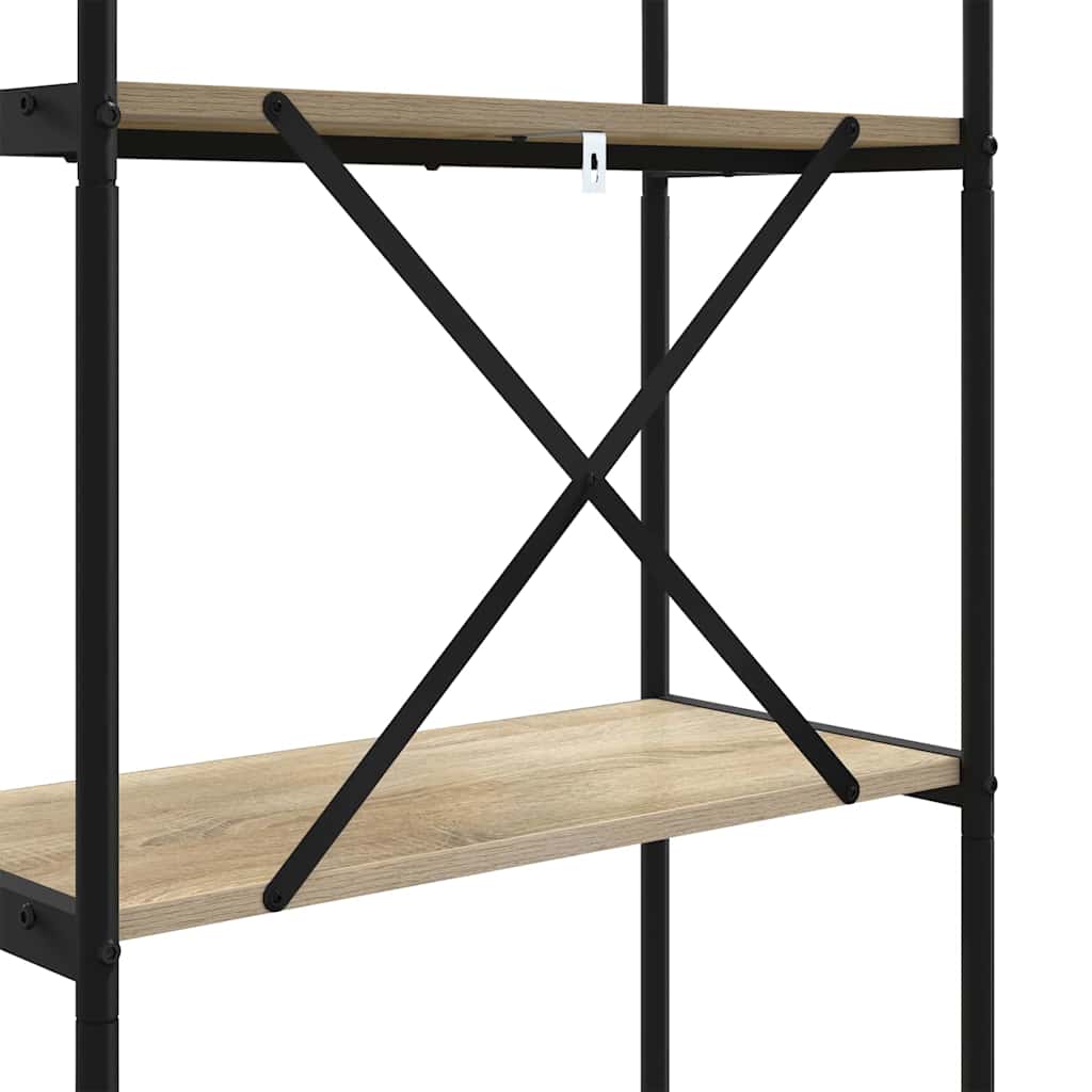 Libreria rovere sonoma 80 x 30 x 183 cm Legno multistrato 879888