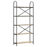 Libreria rovere sonoma 80 x 30 x 183 cm Legno multistrato 879888