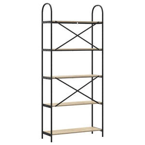 Libreria rovere sonoma 80 x 30 x 183 cm Legno multistrato 879888