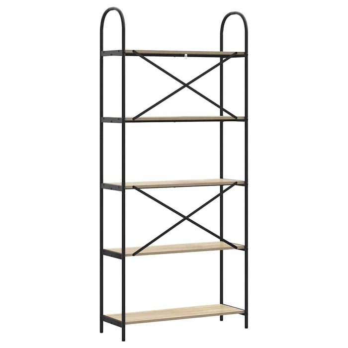 Libreria rovere sonoma 80 x 30 x 183 cm Legno multistrato 879888