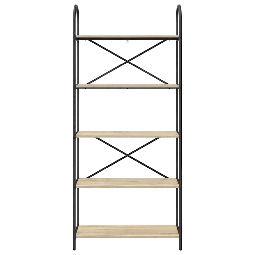 Libreria rovere sonoma 80 x 30 x 183 cm Legno multistrato 879888