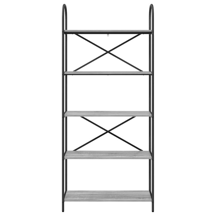 Libreria Grigio sonoma 80 x 30 x 183 cm Legno multistrato 879890