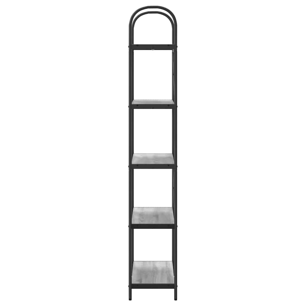 Libreria Grigio sonoma 80 x 30 x 183 cm Legno multistrato 879890