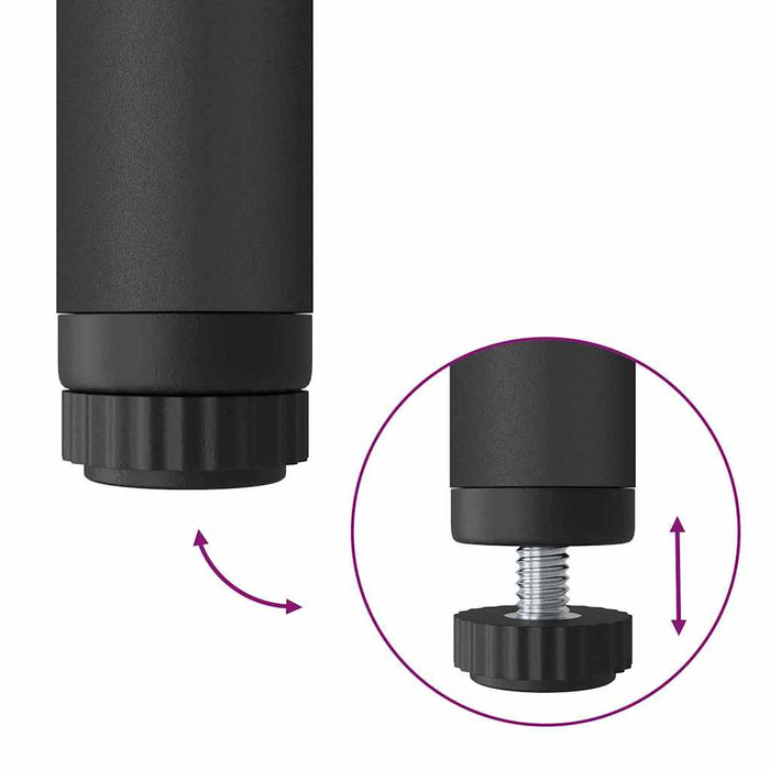 Libreria Rovere nero 80 x 30 x 146 cm Legno multistrato 879893