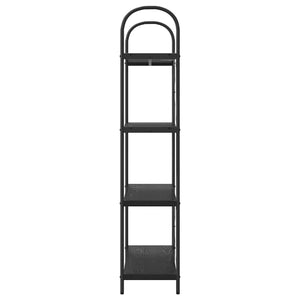 Libreria Rovere nero 80 x 30 x 146 cm Legno multistrato 879893