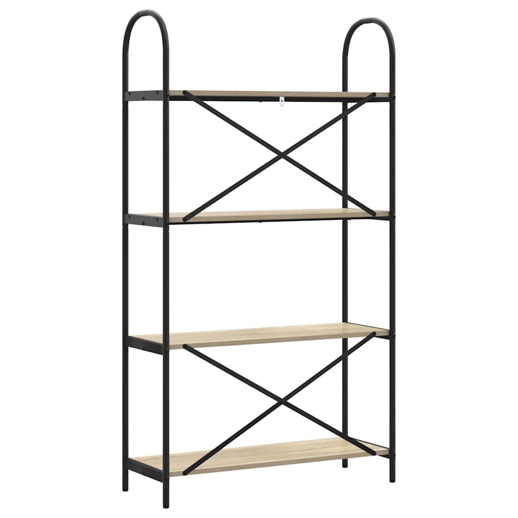 Libreria rovere sonoma 80 x 30 x 146 cm Legno multistrato 879894