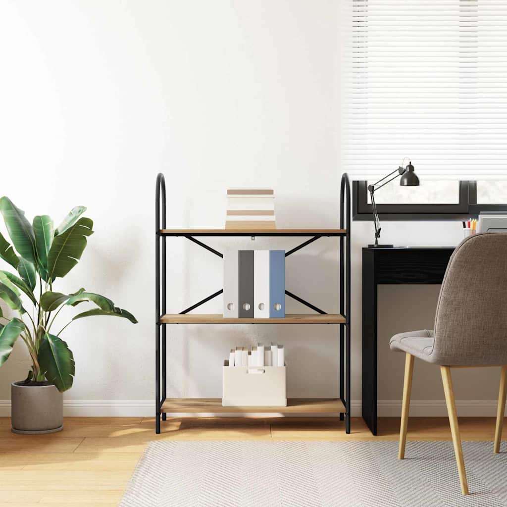 Libreria rovere artigianale 80 x 30 x 109 cm Legno multistrato 879904