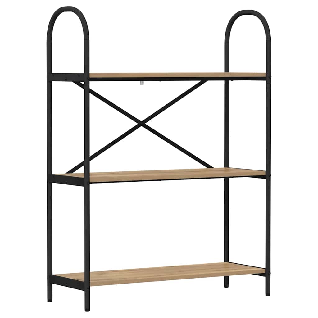 Libreria rovere artigianale 80 x 30 x 109 cm Legno multistrato 879904