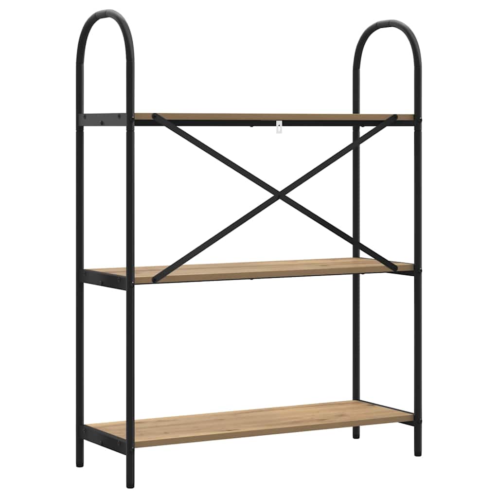 Libreria rovere artigianale 80 x 30 x 109 cm Legno multistrato 879904