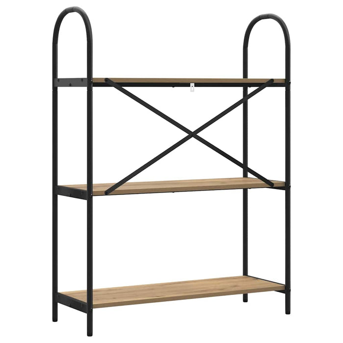 Libreria rovere artigianale 80 x 30 x 109 cm Legno multistrato 879904