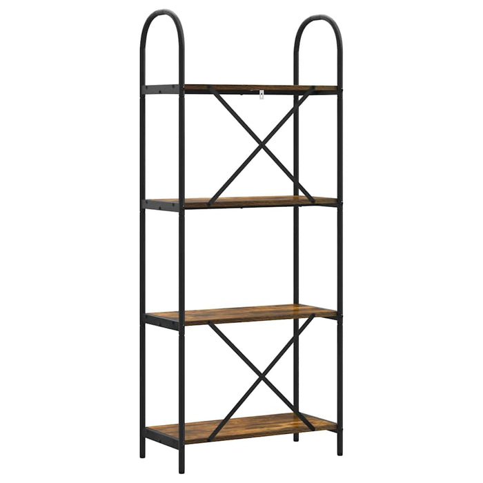 Libreria Rovere fumo 60 x 30 x 146 cm Legno multistrato 879913