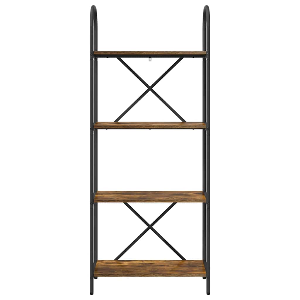 Libreria Rovere fumo 60 x 30 x 146 cm Legno multistrato 879913