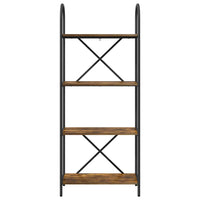 Libreria Rovere fumo 60 x 30 x 146 cm Legno multistrato 879913