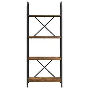 Libreria Rovere fumo 60 x 30 x 146 cm Legno multistrato 879913