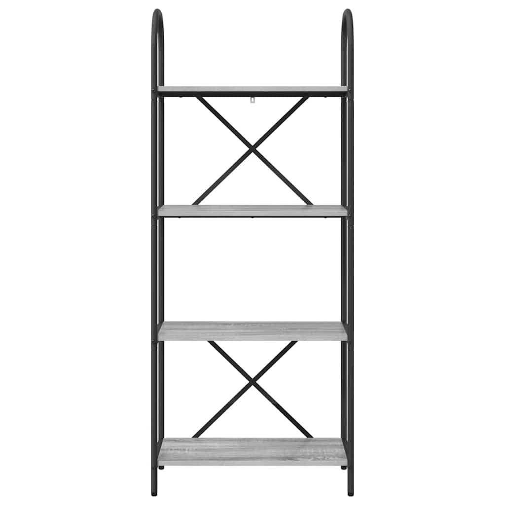 Libreria Grigio sonoma 60 x 30 x 146 cm Legno multistrato 879914