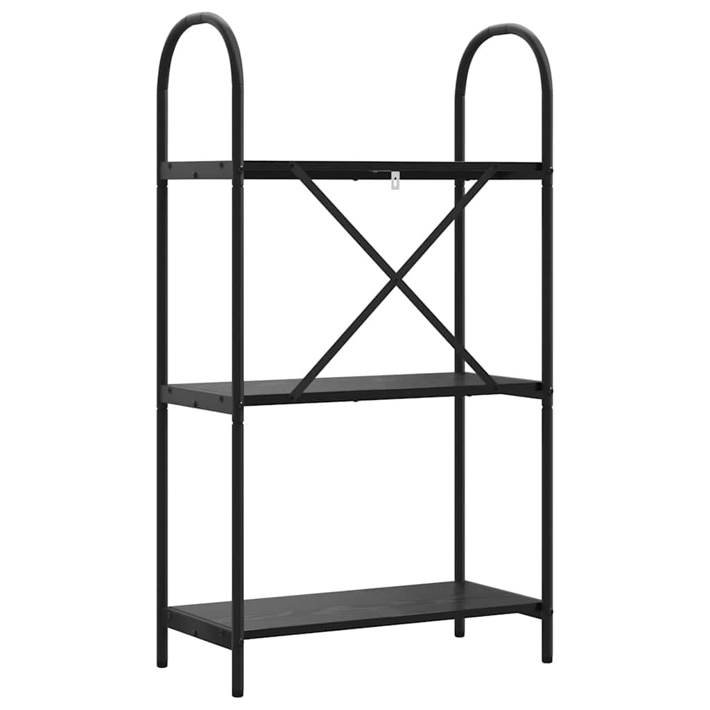 Libreria Rovere nero 60 x 30 x 109 cm Legno multistrato 879917