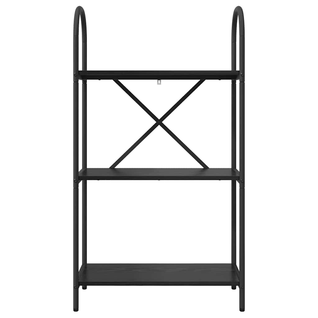 Libreria Rovere nero 60 x 30 x 109 cm Legno multistrato 879917