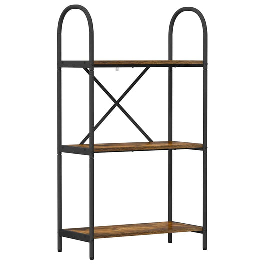 Libreria Rovere fumo 60 x 30 x 109 cm Legno multistrato 879919