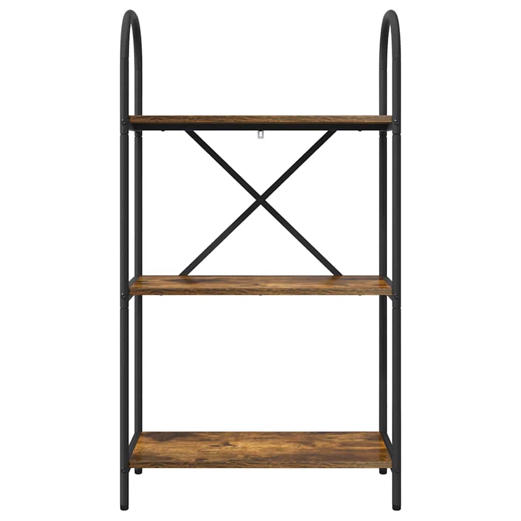 Libreria Rovere fumo 60 x 30 x 109 cm Legno multistrato 879919