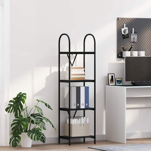 Libreria Rovere nero 40 x 30 x 146 cm Legno multistrato 879929