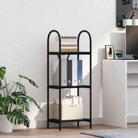 Libreria Rovere nero 40 x 30 x 109 cm Legno multistrato 879935