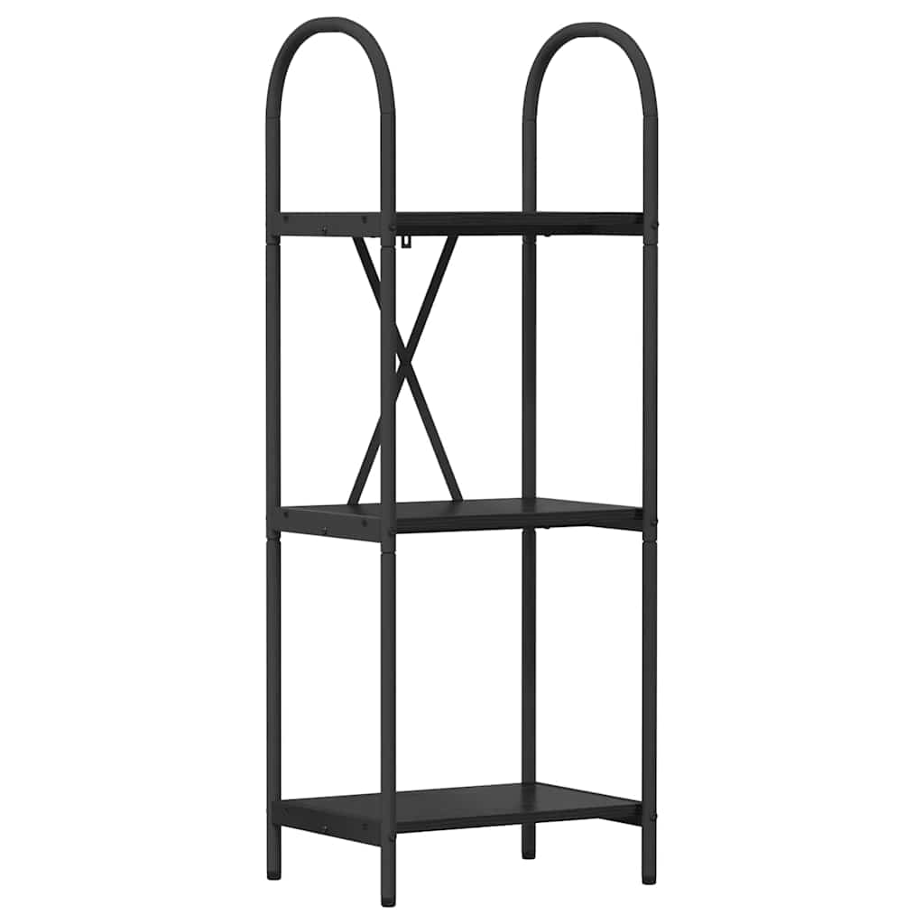 Libreria Rovere nero 40 x 30 x 109 cm Legno multistrato 879935