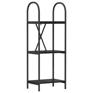 Libreria Rovere nero 40 x 30 x 109 cm Legno multistrato 879935