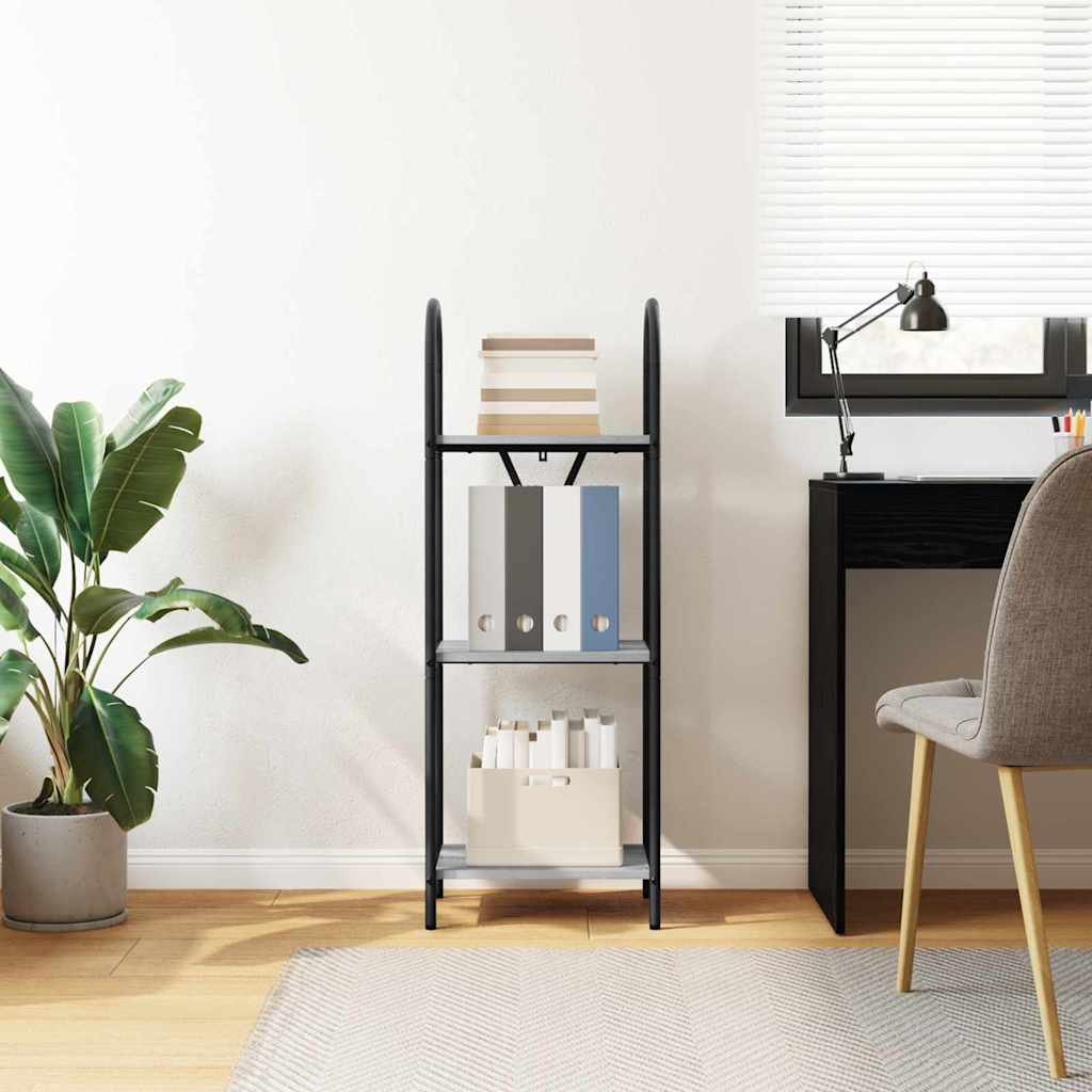 Libreria Grigio sonoma 40 x 30 x 109 cm Legno multistrato 879938