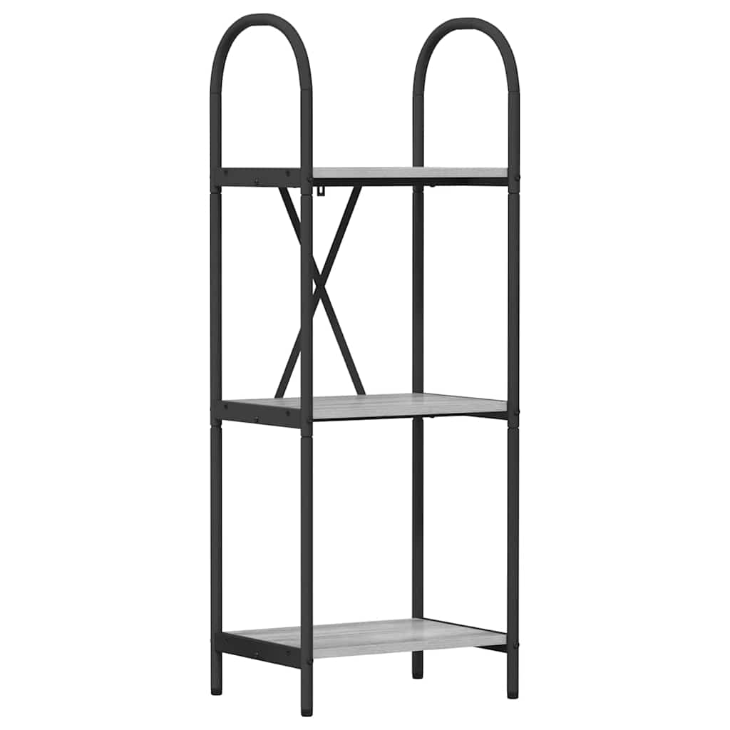 Libreria Grigio sonoma 40 x 30 x 109 cm Legno multistrato 879938