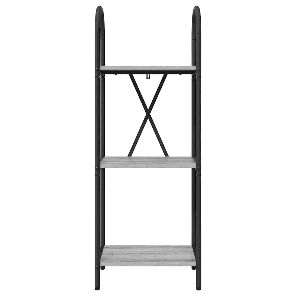 Libreria Grigio sonoma 40 x 30 x 109 cm Legno multistrato 879938