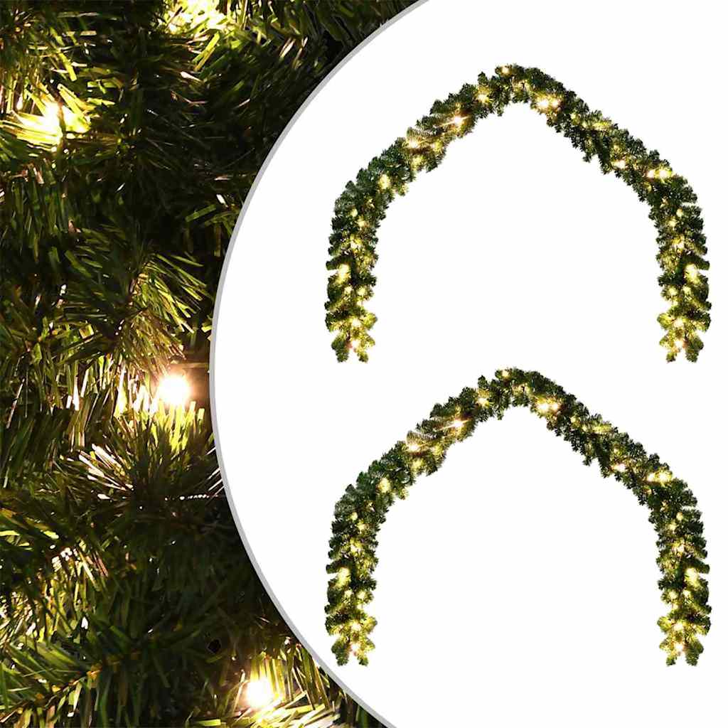 Ghirlanda di Natale-Decorazioni natalizie con 600 LED 2 pcs Verde PVC 355088