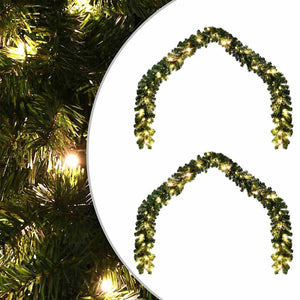 Ghirlanda di Natale-Decorazioni natalizie con 600 LED 2 pcs Verde PVC 355088